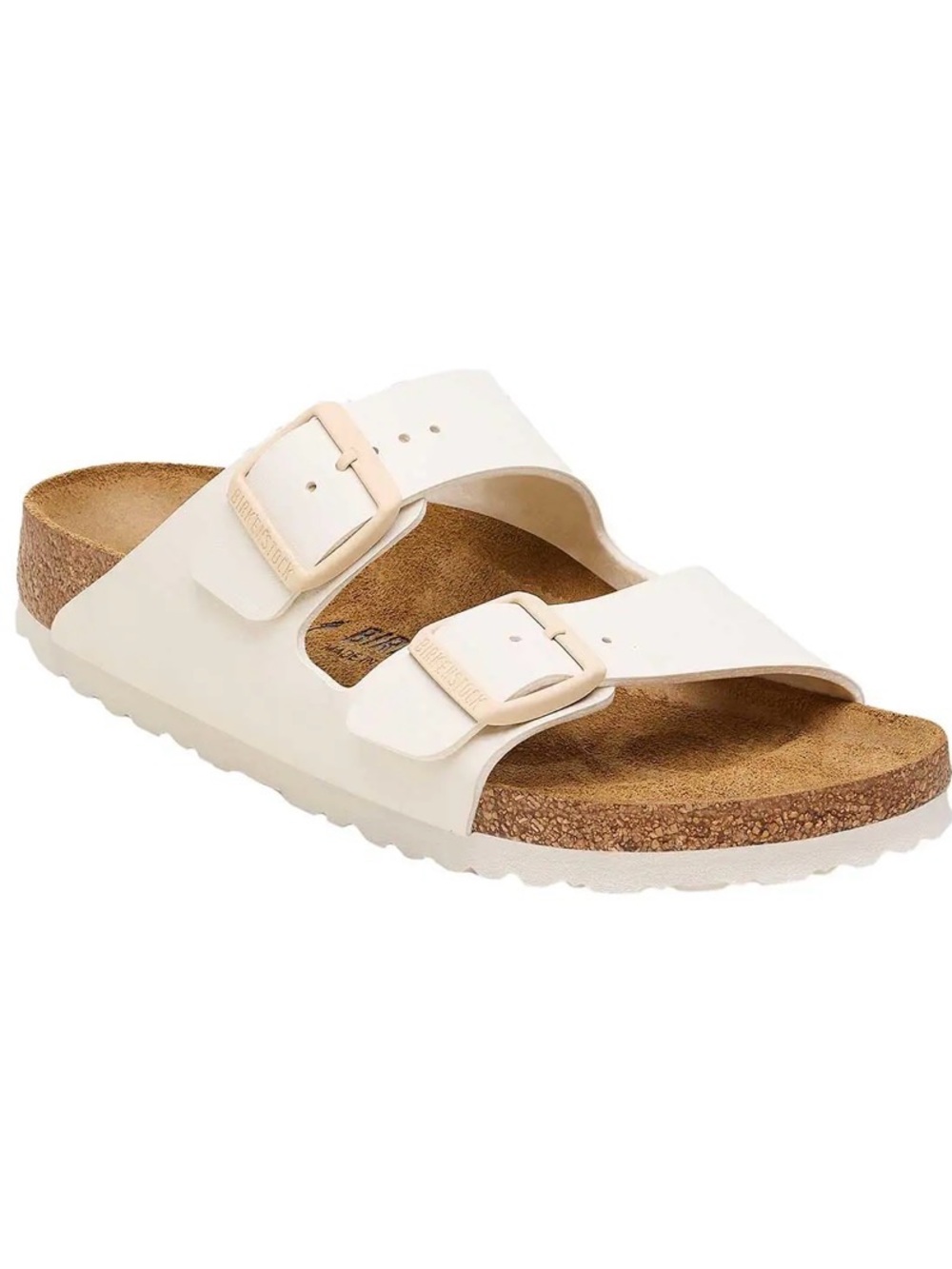 Birkenstock Arizona Sandals in Eggshell White